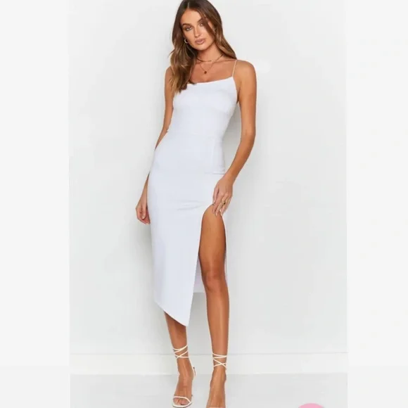 knee length dresses for ladies Cecilia Lilac Midi Dress – Maison Safiyaa USA